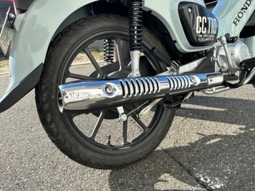 クロスカブ c110 プコブルー リアキャリア付き