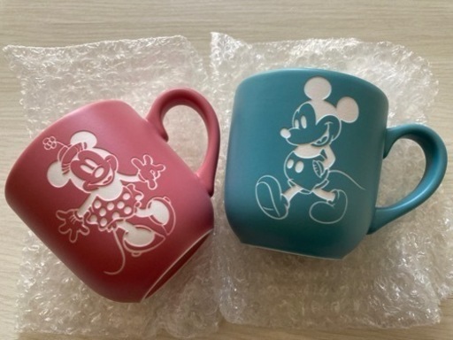 新品・ミッキー\u0026ミッキー・ペアマグカップ