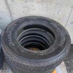走行短め【YOKOHAMA G075 265/70R17】スタッドレス【Weds KEELER 