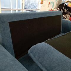 ★ファブリックソファー　2人用ソファー　ロータイプ　幅約130cm 💳自社配送時🌟代引き可💳※現金、クレジット、スマホ決済対応※