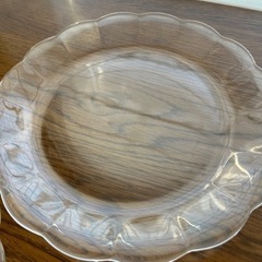 【無料】ガラス皿　20cm 6枚セット