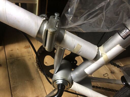 未使用品 HANDY MINI 折り畳み自転車 16インチ シルバー 箱有 倉庫保管品