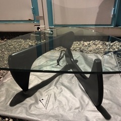 イサムノグチ   ガラステーブル　