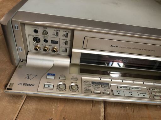動作ok！◇ Victor HR-X7 ビデオカセット レコーダー ビクター S-VHS
