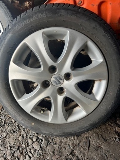 SUZUKI スズキ スイフト純正 ホイール 15インチ KUMHO SOLUS タイヤ 4本セット NB396 SUZUKI スズキ スイフト純正 ホイール 15インチ KUMHO SOLUS タイヤ 4