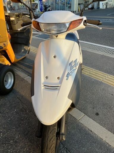 実働　セピアZZ　白　羽根つき　フロントディスク