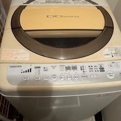 洗濯機　中古 全自動洗濯機 送風乾燥機能 東芝 DDインバーター...