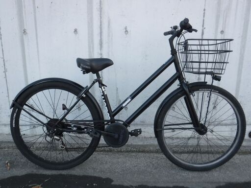 SWARM 6段変速\u0026LEDオートライト シティサイクル ママチャリ 中古自転車 202313