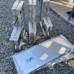 ニード ひな壇 ひな段 アルミ 集合写真 写真撮影 2段1セット