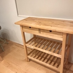 0円　IKEA キッチンワゴン FÖRHÖJA