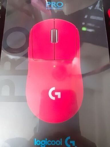 手渡しのみ新品未開封 gprox superlight ゲーミングマウス red