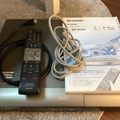 シャープ　DVDレコーダー　DV-AC82