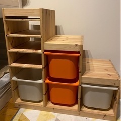 IKEA TOROFAST＋収納BOX＋棚板