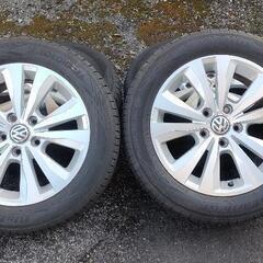 フォルクスワーゲンゴルフ7純正ホイール&タイヤ
