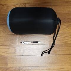 【値下げ】寝袋 ダウンシュラフ ライトブルー NANGA （春～秋用）