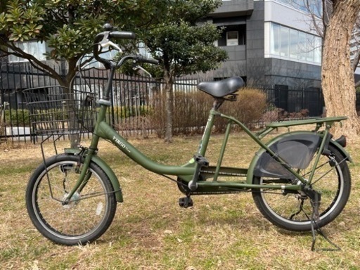 VIRGO 3段階変速ギア付き 自転車 カーキ色 - 生活雑貨