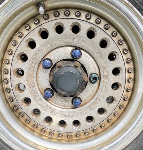 お取り引き中)ジムニー用ホイール付き 15インチ フルピン スパイクタイヤ