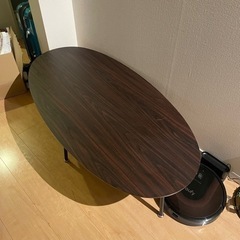 ローテーブル　楕円形
