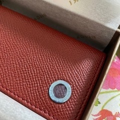 新品未使用　BVLGARI ブルガリ キーケース 赤 ボルドー ワインレッド
