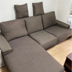 ニトリL字ソファー カウチソファー 3人掛け 引き取り専用