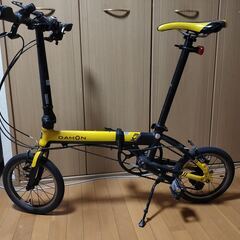 DAHON K3 イエロー×ブラック　ダホン