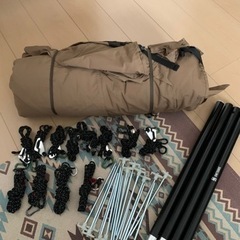 新品◆オフホワイト×NIKE コラボウェア アンダーウェア L 送料込み-【決まりました　TCタープ付き】OneTigris Northgaze ポリコットンTC ワンポールテント