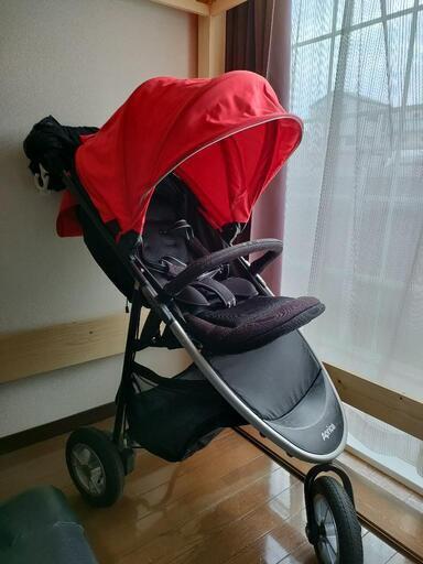 Aprica 3輪A型ベビーカー「美品」