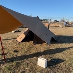 新品◆オフホワイト×NIKE コラボウェア アンダーウェア L 送料込み-【決まりました　TCタープ付き】OneTigris Northgaze ポリコットンTC ワンポールテント