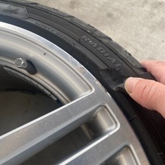 メルセデスベンツ　アバンギャルドAMGラインW204 バリ溝