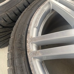 メルセデスベンツ　アバンギャルドAMGラインW204 バリ溝