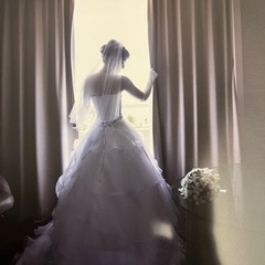 成約済】【ウエディング】5点セットAラインドレス（クリーニング済）