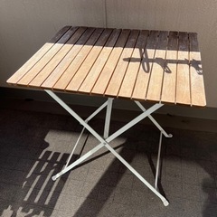 【取引完了】外用テーブル、椅子(2脚)セット