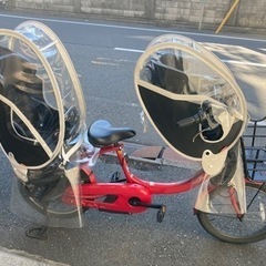 チャイルドシート付き電動自転車