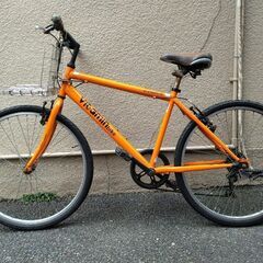 現在商談中　格安ビタミンクロスバイク　２６インチ　オレンジ　6段変速