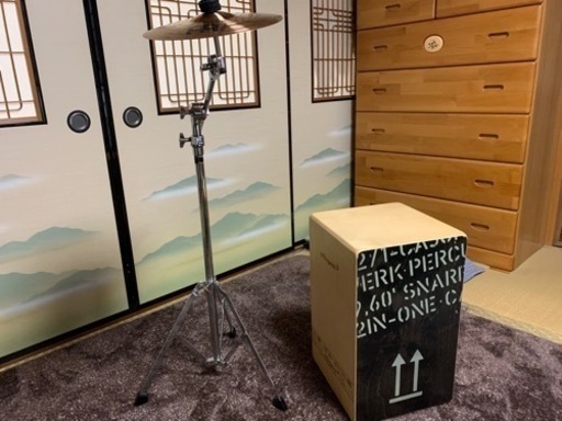 交渉可【カホン】ハンドシンバルセット