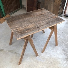 【ネット決済】店舗や屋外で。古材で作ったテーブル 