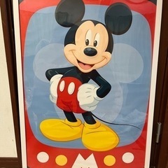 ミッキーマウス額入りポスター