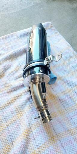 ニンジャ250用車検対応GPR製カーボンスリップオンマフラー