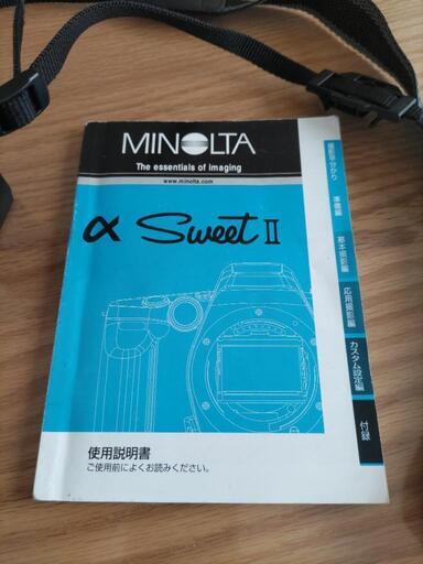 カメラ　MINOLTA　α Sweet Ⅱ