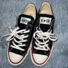 converse  コンバース  スニーカー  黒　サイズ7  ...