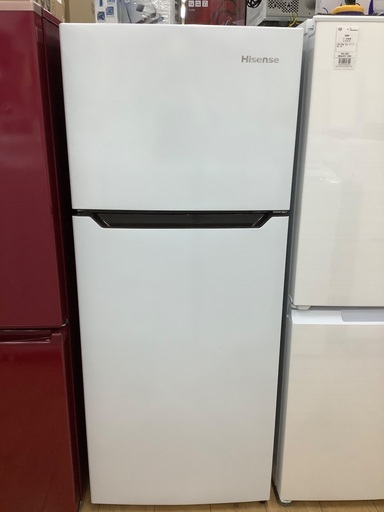 上段冷凍、下段冷蔵のHisenseの2ドア冷蔵庫のご紹介です^ - ^