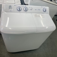  二曹式洗濯機　ハイアール JW-W55E 2019年製　中古品