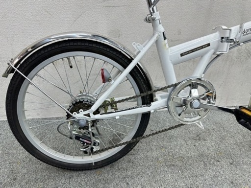 超美品】折り畳み自転車 20インチ ホワイト系
