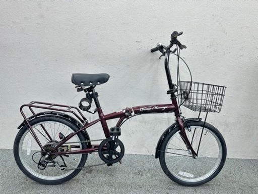 【超美品】折り畳み自転車　20インチ　ブラウン系