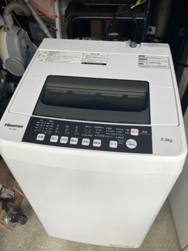 Hisense 5.5 kg 2020年洗濯機