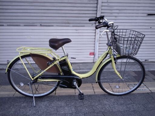 [BRIDGESTONE] Assista(アシスタ)ベーシック 26吋電動アシスト自転車 13.2Ahバッテリー+充電器(シトロンイエロー)