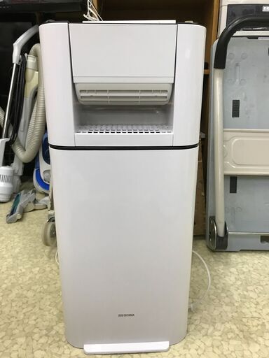 (k)アイリスオーヤマ サーキュレーター衣類乾燥除湿器 IJD-I50-W 2021年製 取扱説明書付 幅287mm奥行234mm高さ640mm 美品 説明欄必読