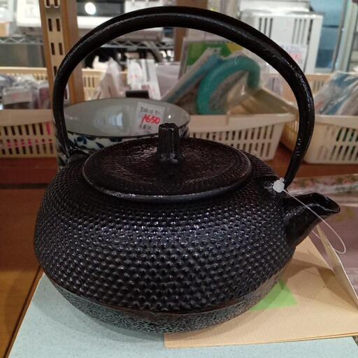 ★未使用の急須【南部鉄器】ホーロー加工なし　【店頭販売のみ】