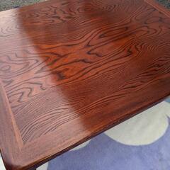 松本民芸家具　座卓　ローテーブル　指物　うるし　昭和レトロ　f921 松本民芸家具 座卓 ローテーブル 指物 うるし 昭和レトロ f921