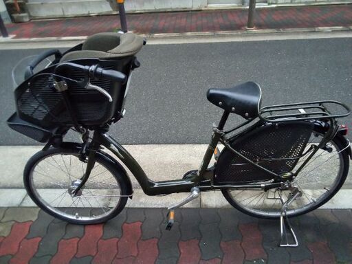 美品☆[BRIDGESTONE] HACCHI(ハッチ)18吋 キッズサイクル(グリーン